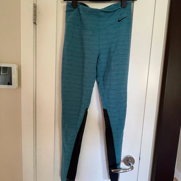Nike Dri-Fit Leggings - Size M (blue) - Picture 1 of 4